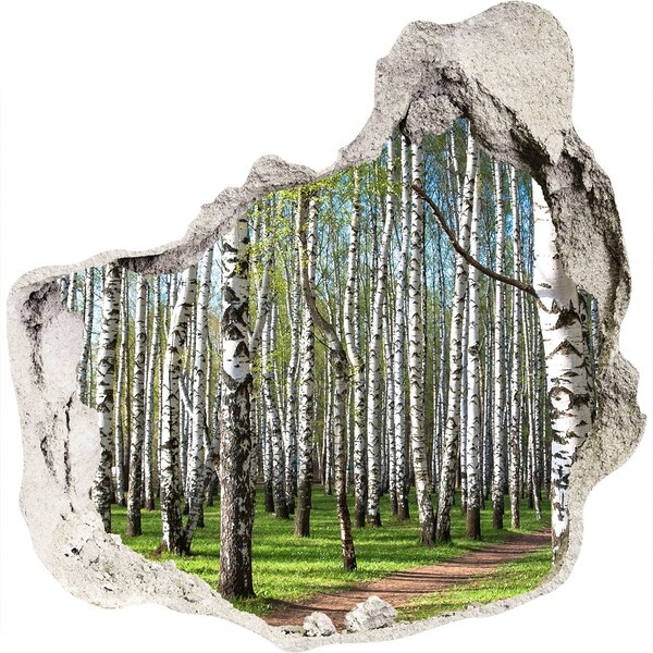 Finto buco nel muro 3D Oasi nella foresta