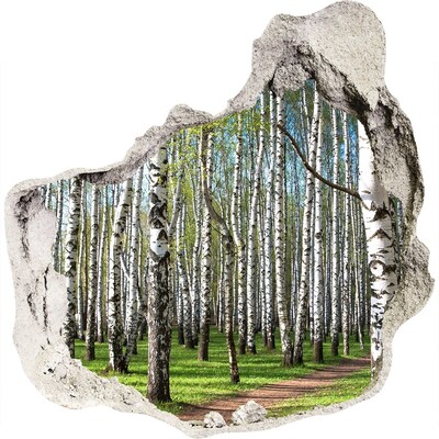 Finto buco nel muro 3D Oasi nella foresta