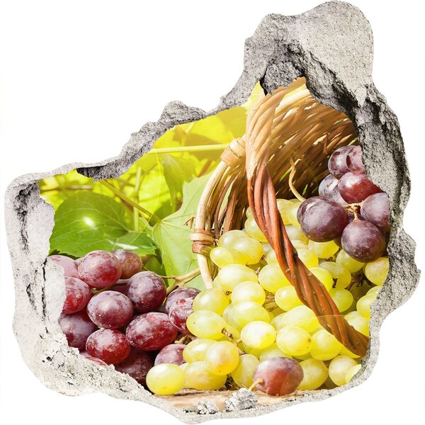 Finto buco nel muro 3D Frutta nel cesto