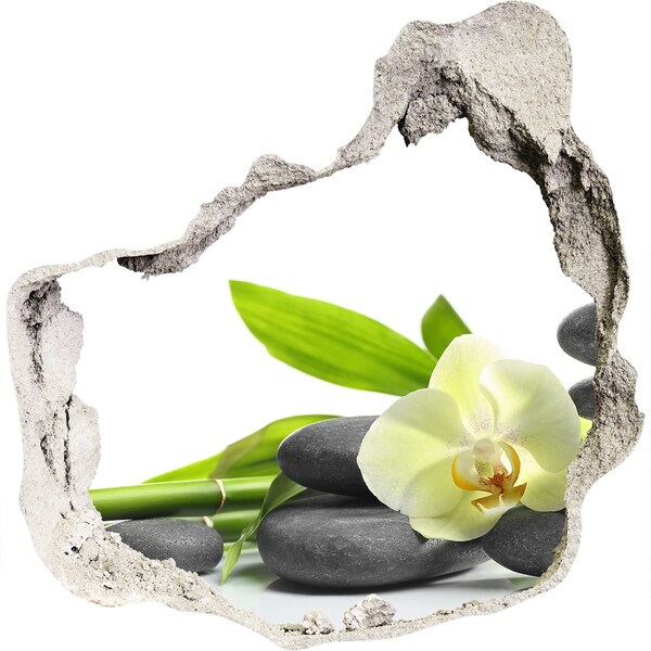 Adesivo effetto buco nel muro Angolo relax spa