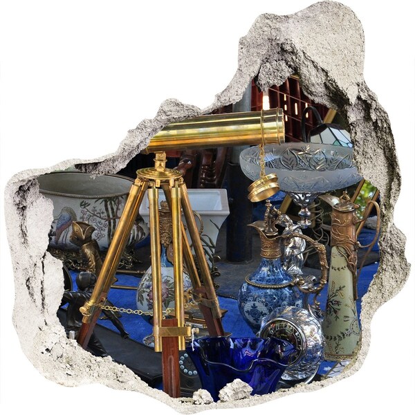 Adesivo effetto buco nel muro Antiquariato in un negozio misterioso