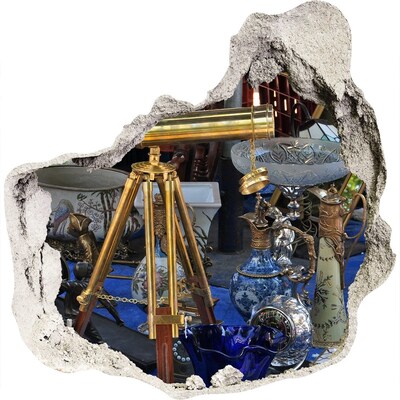 Adesivo effetto buco nel muro Antiquariato in un negozio misterioso