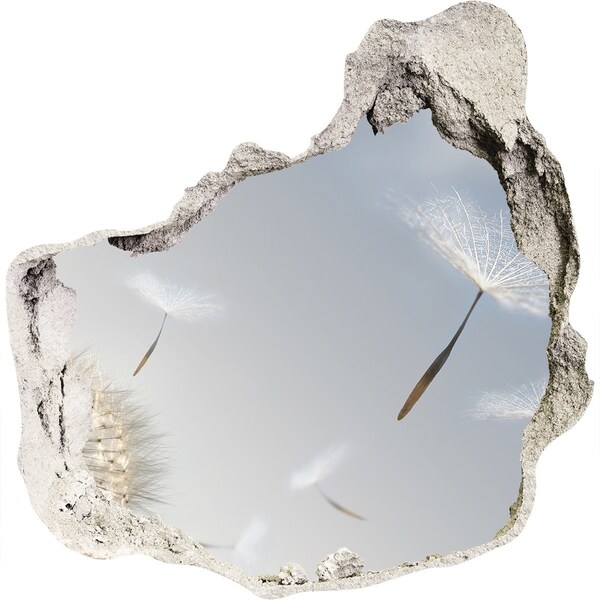 Adesivo effetto buco nel muro Denti di leone tra le nuvole