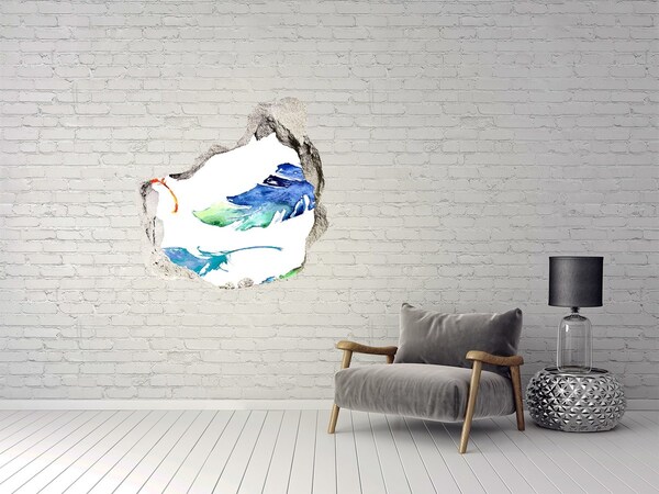 Finto buco nel muro 3D Oceano tropicale