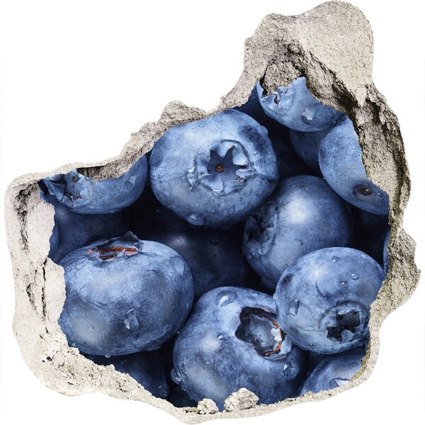 Finto buco nel muro 3D Bacche nel cemento