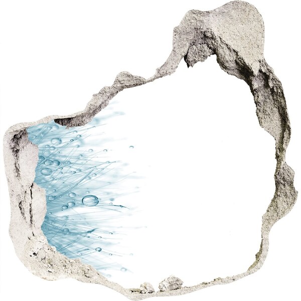 Finto buco nel muro 3D Acqua nel buco nel muro