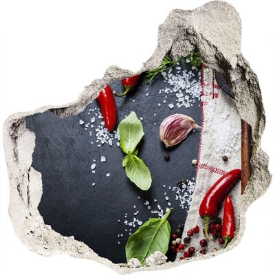 Trompe l'oeil buco nel muro Una cucina ricca di sapore