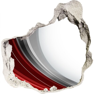 Finto buco nel muro 3D Un muro danneggiato con effetto profondità