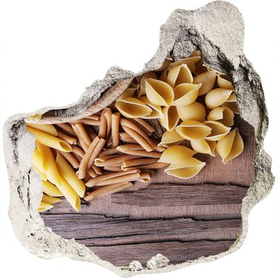 Finto buco nel muro 3D Pasta nel buco nel muro