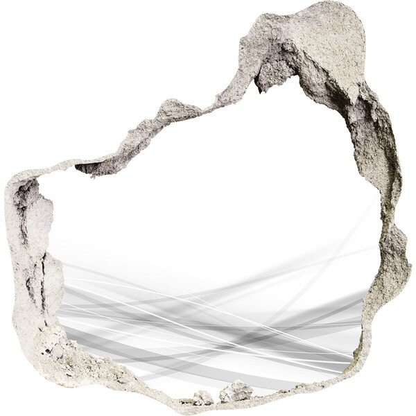 Adesivo effetto buco nel muro Un muro in rovina che si affaccia sullo spazio