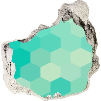 Trompe l'oeil buco nel muro Interni in stile moderno