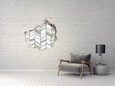Finto buco nel muro 3D Interni in stile scandinavo