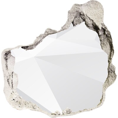 Adesivo effetto buco nel muro Muro spezzato con riflesso di luce