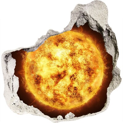 Trompe l'oeil buco nel muro Esplosione solare