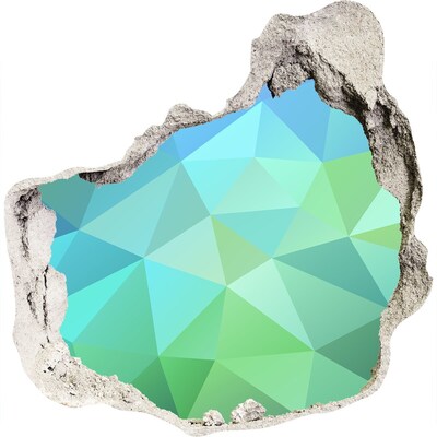 Adesivo effetto buco nel muro Buco virtuale nel muro