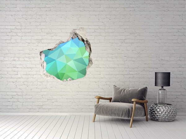 Adesivo effetto buco nel muro Buco virtuale nel muro