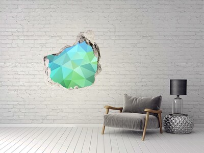 Adesivo effetto buco nel muro Buco virtuale nel muro