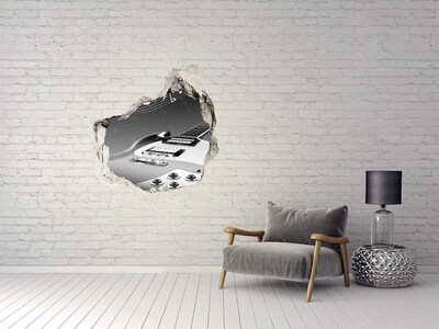 Trompe l'oeil buco nel muro Buco musicale nel muro