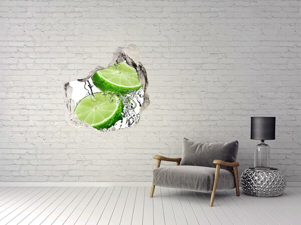 Trompe l'oeil buco nel muro Lime rinfrescante in acqua