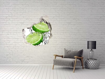 Trompe l'oeil buco nel muro Lime rinfrescante in acqua