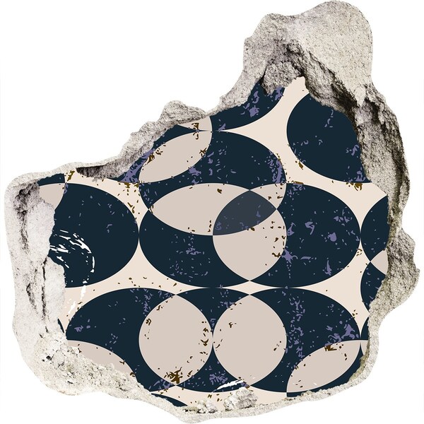 Finto buco nel muro 3D Design moderno con foro nel muro