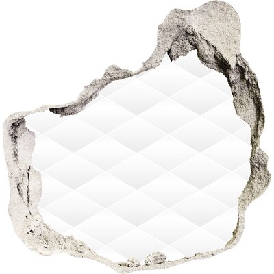 Adesivo effetto buco nel muro Un muro crollato affacciato sul vuoto