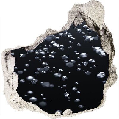 Adesivo effetto buco nel muro Profondità cosmica