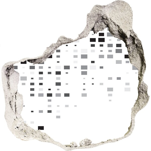 Finto buco nel muro 3D Muro fatiscente con motivo digitale