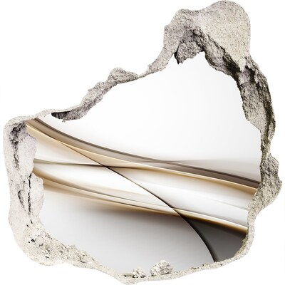 Finto buco nel muro 3D Spazio astratto dietro il muro