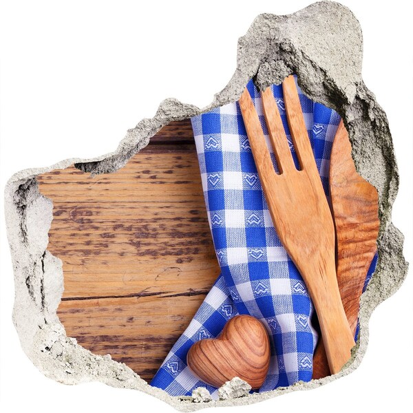 Adesivo effetto buco nel muro Angolo culinario