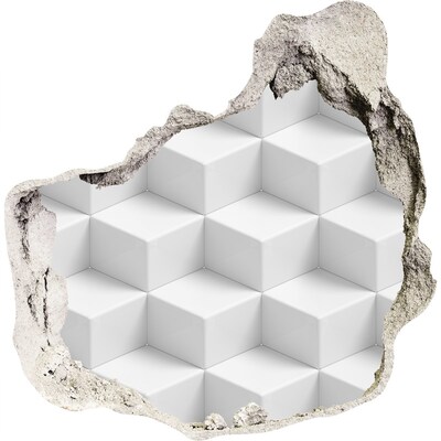 Finto buco nel muro 3D L'illusione dello spazio tridimensionale