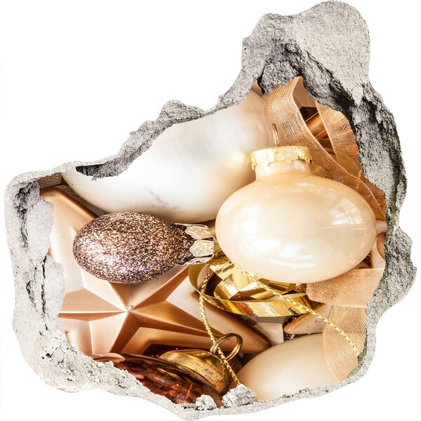 Adesivo effetto buco nel muro Decorazioni natalizie Hole in the Wall