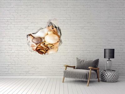 Adesivo effetto buco nel muro Decorazioni natalizie Hole in the Wall