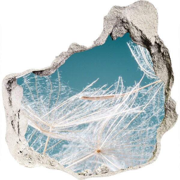 Finto buco nel muro 3D Sogni di fiori dietro il muro