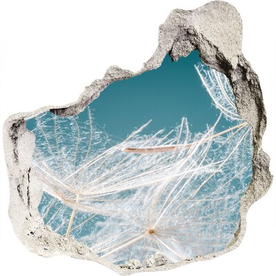 Finto buco nel muro 3D Sogni di fiori dietro il muro