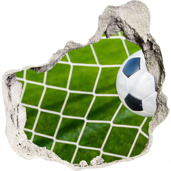 Finto buco nel muro 3D Un gol nel calcio