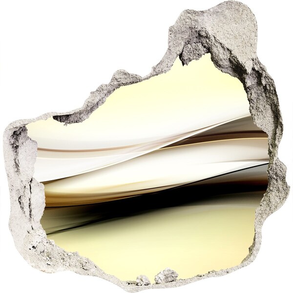 Adesivo effetto buco nel muro Paesaggio astratto in un buco nel muro