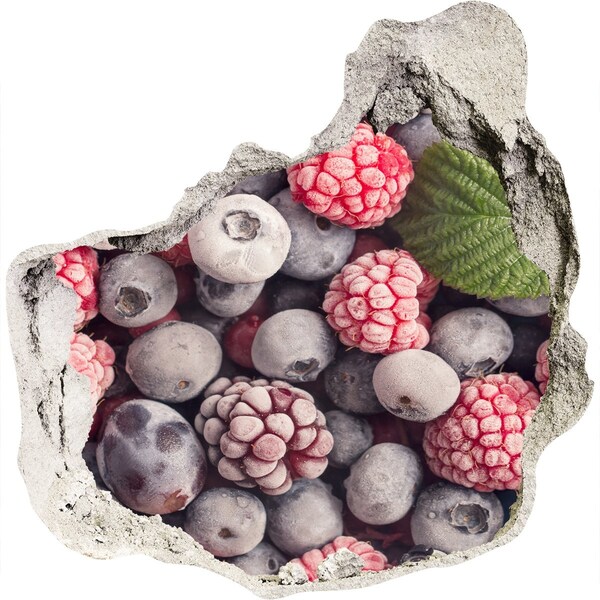 Adesivo effetto buco nel muro Un paradiso fruttato e nascosto