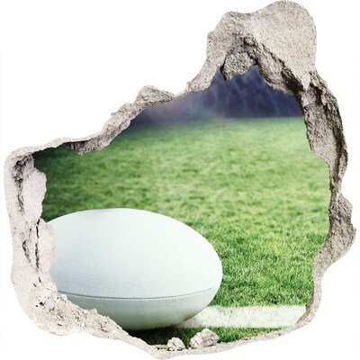 Finto buco nel muro 3D Rugby sul campo