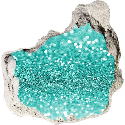 Finto buco nel muro 3D Acqua frizzante in un buco nel muro