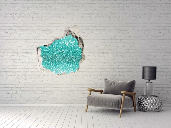 Finto buco nel muro 3D Acqua frizzante in un buco nel muro