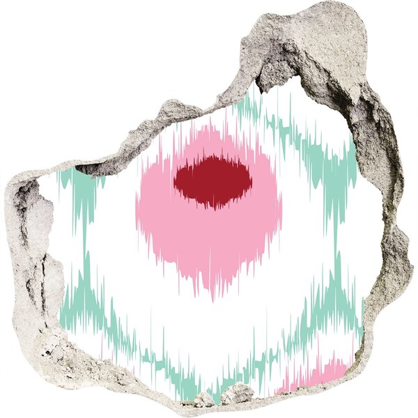 Adesivo effetto buco nel muro Illusione sonora nel cemento