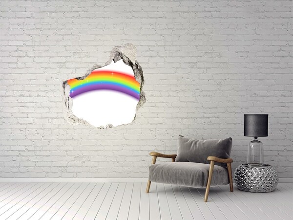 Finto buco nel muro 3D Perdita di luce arcobaleno