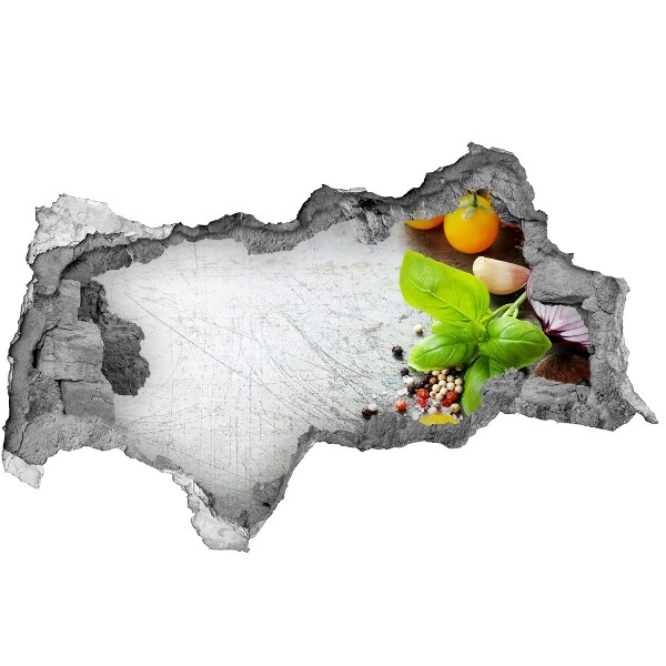 Adesivo effetto buco nel muro Idee per la cucina che nascono dietro le quinte