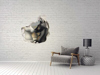 Finto buco nel muro 3D Scontro a scacchi