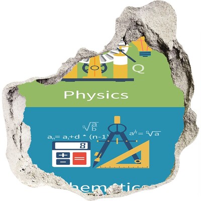 Adesivo effetto buco nel muro La scienza in azione