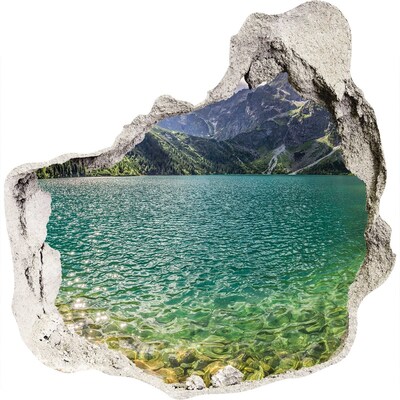 Finto buco nel muro 3D Lago tra le montagne