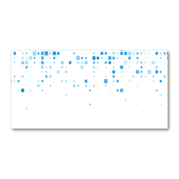 Quadro in vetro acrilico Quadrati blu