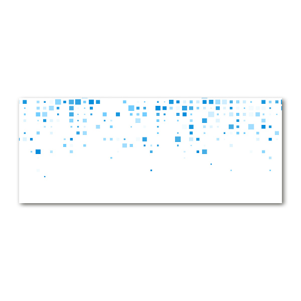 Quadro in vetro acrilico Quadrati blu