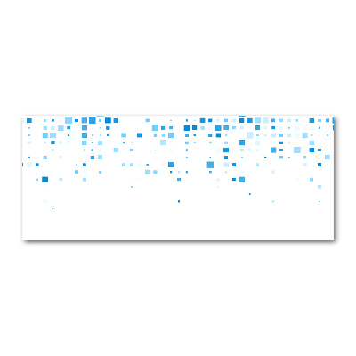 Quadro in vetro acrilico Quadrati blu